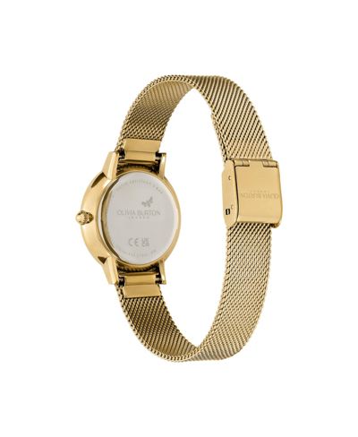 Shop Olivia Burton Women's Signature Butterfly Gold-tone Stainless Steel Mesh Watch 35mm