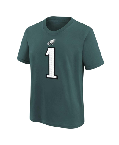 Shop Nike Big Boys  Jalen Hurts Green Philadelphia Eagles Player Name And Number T-shirt