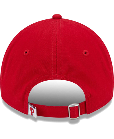 New Era Little Boys And Girls  Red Philadelphia Phillies Team 9twenty Adjustable Hat In Red