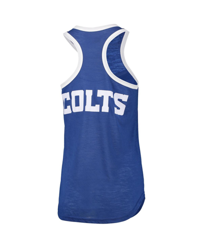 G-iii 4her By Carl Banks Women's  Heather Royal Indianapolis Colts Tater Tank Top In Heather Royal