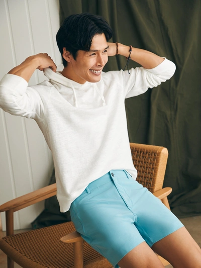Faherty Belt Loop All Day Shorts (5") In Turquoise Sky