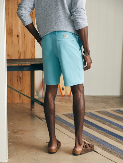 Faherty Belt Loop All Day Shorts (9") In Turquoise Sky