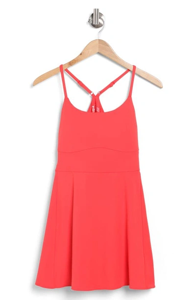 Shop Z By Zella Outscore Active Dress In Red Cayenne
