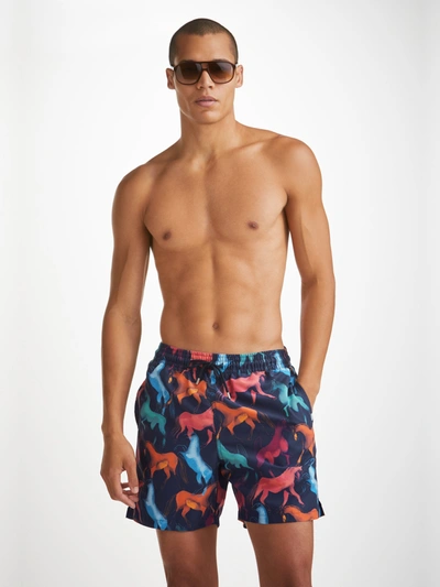Shop Derek Rose Men's Swim Shorts Maui 59 Multi