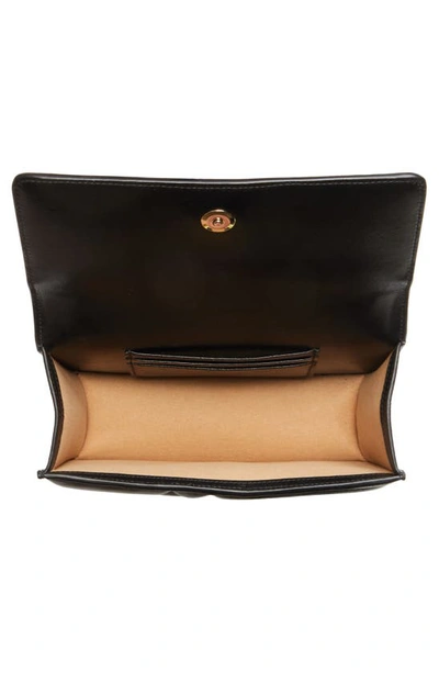 Shop Jimmy Choo Avenue Bohemia Quilted Leather Shoulder Bag In Black/ Light Gold