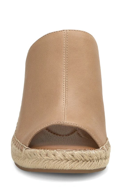 Lucky Brand Cabriah Espadrille Platform Wedge Slide Sandal In Sandstorm