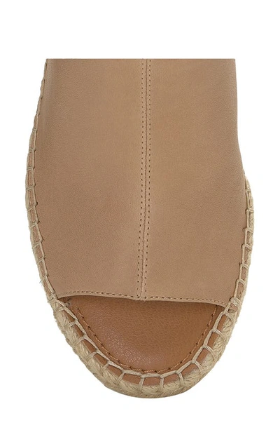 Lucky Brand Cabriah Espadrille Platform Wedge Slide Sandal In Sandstorm