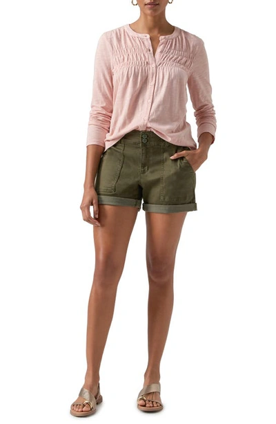 Shop Sanctuary Renegade Rolled Cuff Shorts In Burnt Olive