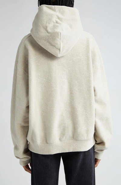 Shop Alexander Wang Oversize Cotton Hoodie In Storm