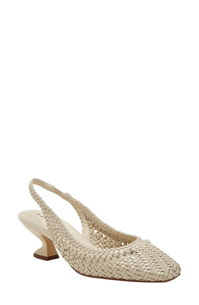 Shop Katy Perry The Laterr Woven Slingback Pump In Chalk