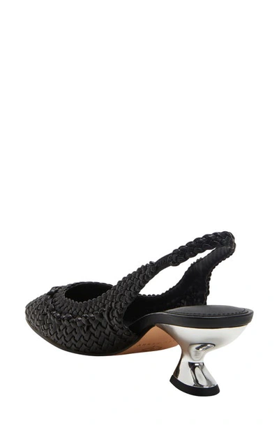 Shop Katy Perry The Laterr Woven Slingback Pump In Black