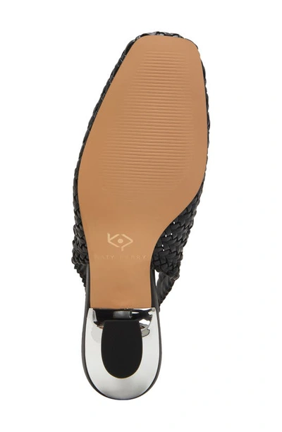 Shop Katy Perry The Laterr Woven Slingback Pump In Black