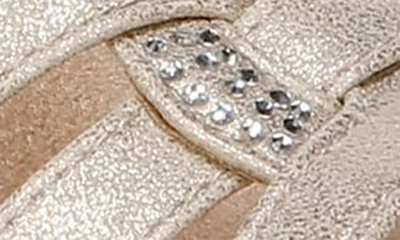 Shop Lifestride Monaco Metallic Wedge Sandal In Platino