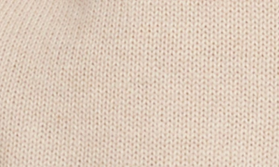 Shop Minnie Rose Star Cotton & Cashmere Crewneck Sweater In Brown Sugar/ White