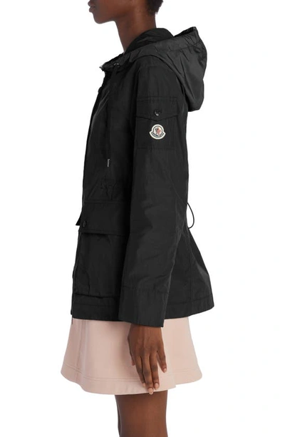 Moncler Leandro Short Parka In Black