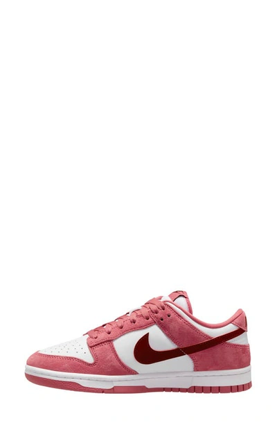 Shop Nike Dunk Low Sneaker In White/ Red