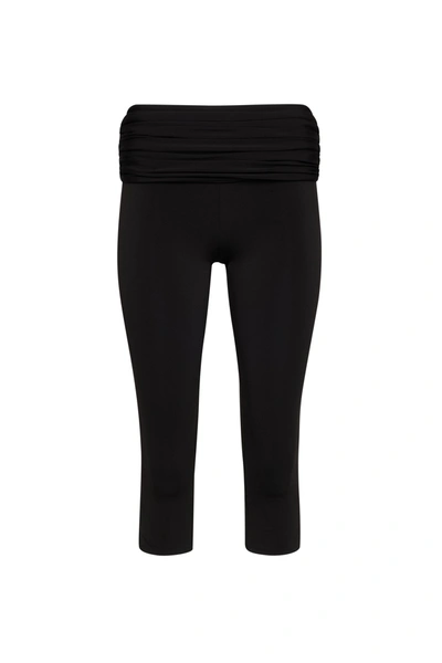 Shop Danielle Guizio Ny Cicero Capri Pant In Black