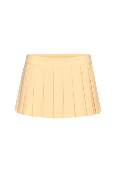 Shop Danielle Guizio Ny Fairfield Mini Skirt In Soft Daisy