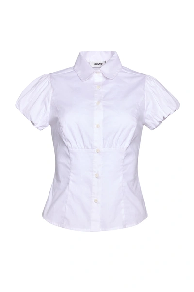 Shop Danielle Guizio Ny Liana Top In White