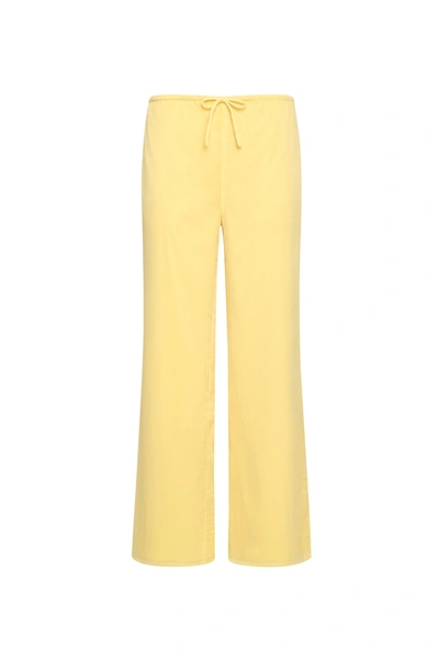 Shop Danielle Guizio Ny Remoli Pant In Soft Daisy