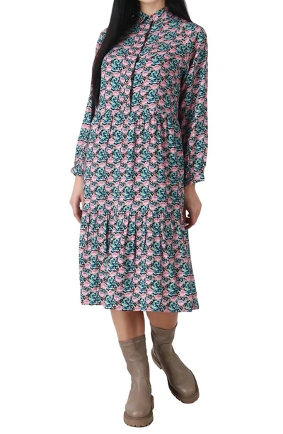 Nrvna Mode Cadence Dress In Multi In Multi