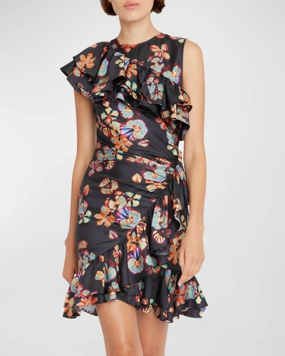 Shop Ulla Johnson Candace Dress In Lune Print In Multi