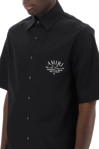 Shop Amiri Arts District Short Sleeve Shirt