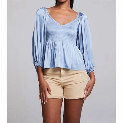 Shop Chaser Dolce Top In Blue Grotto In Multi