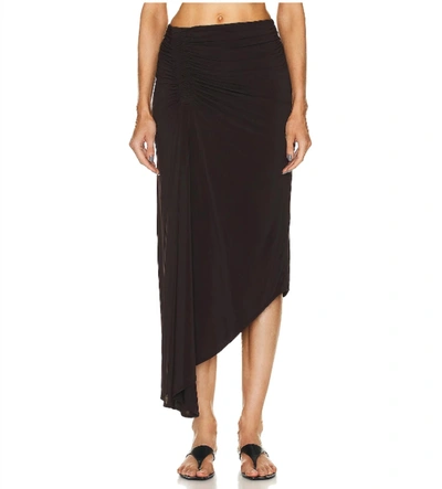 Shop A.l.c Adeline Skirt In Cocoa In Brown