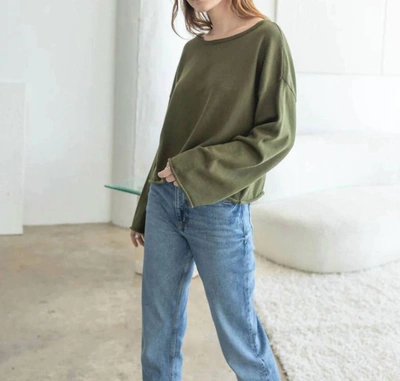 Shop Things Between Hope Sweater In Olive In Green
