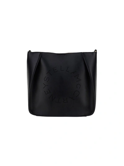 Shop Stella Mccartney Stella Logo Vegan Leather Shoulder Bag