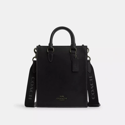 Shop Coach Outlet Dylan Tote In Colorblock Signature Canvas In Black