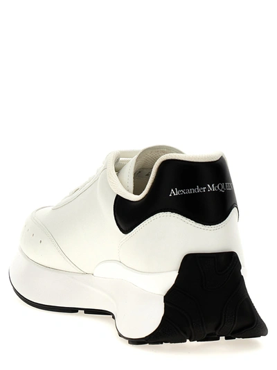 Shop Alexander Mcqueen Sprint Runner Sneakers White/black
