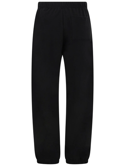 Shop Kenzo Cotton Trouser With Embroidered Logo On The Front