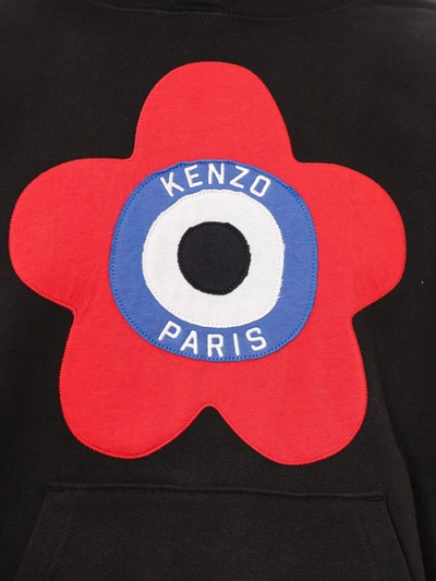 Shop Kenzo Cotton Sweatshirt With  Target Print