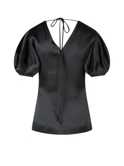 Shop Stella Mccartney Viscose Blend Top With Frontal Ring