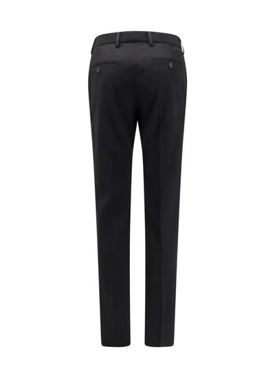 Shop Saint Laurent Sustainable Virgin Wool Trouser With Frontal Pinces
