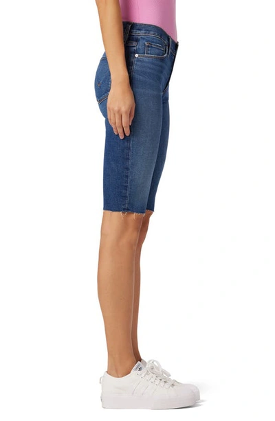 Shop Hudson Jeans Amelia Cutoff Denim Knee Shorts In Tulum