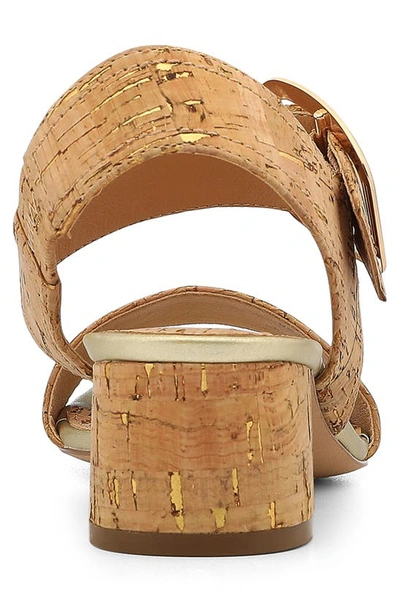 Donald Pliner Ankle Strap Sandal In Natural/ Platino -ntpt