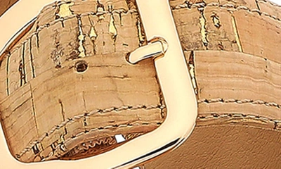Donald Pliner Ankle Strap Sandal In Natural/ Platino -ntpt