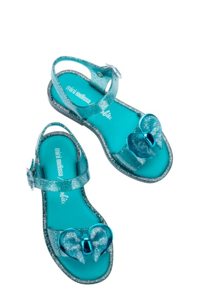 Shop Melissa X Barbie Mini Mar Sandal In Blue