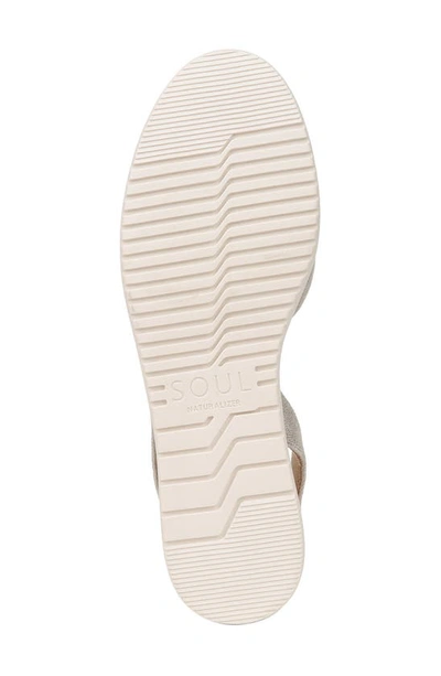 Soul Naturalizer Idea Slingback Flat In Light Gold Faux Leather