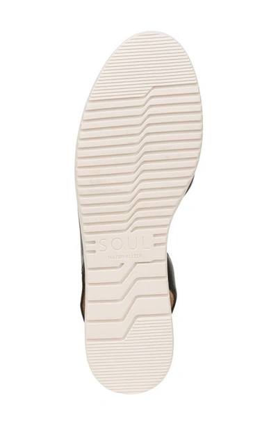 Soul Naturalizer Idea-dorsay Slingback Flats In Black Faux Leather