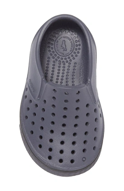 Shop Native Shoes Kids' Miles Bloom Water Friendly Slip-on Sneaker In Onyx/ Onyx