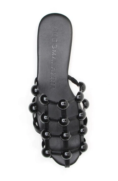 Shop Bcbgmaxazria Tina Mule In Black Leather