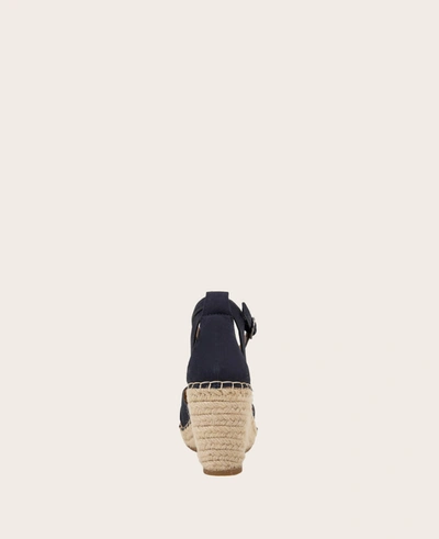 Gentle Souls Women's Charli X Band Wedge Espadrille Sandals In Navy