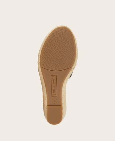 Gentle Souls Women's Charli X Band Wedge Espadrille Sandals In Navy
