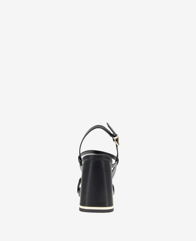 Shop Kenneth Cole Jessie Heeled Sandal In Black