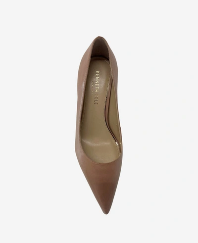 Kenneth Cole Women's Beatrix Slip On Pointed Toe High Heel Pumps In Tan