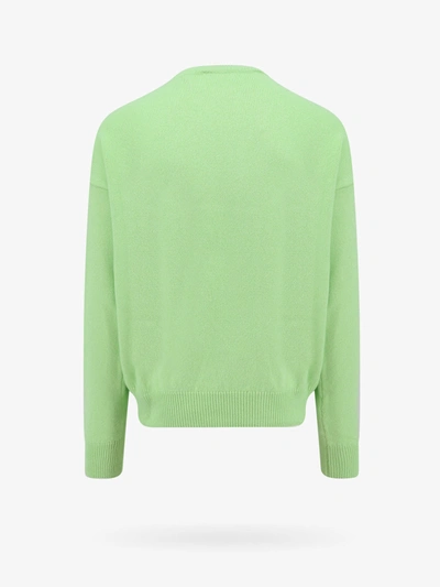 Shop Palm Angels Man Sweater Man Green Sweatshirts